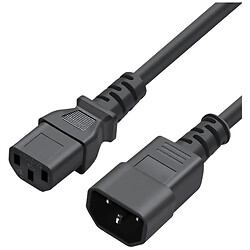 Кабель питания ColorWay CW-CBP087-BK, 1.0 м., Черный