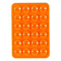 Тримач-присоска Sticker Side Silicone, Помаранчевий