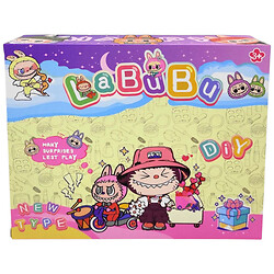 Алмазна мозаїка "Labubu / Лабубу", 13,5х18 см, окуляри, стрічки для орігамі, в коробці, МІКС ВИДІВ, Mic