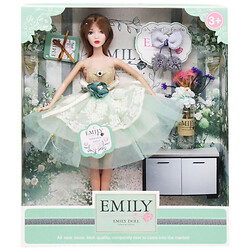 Кукла "Emily Fashion Classics", с цветами, Mic