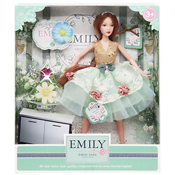 Кукла "Emily Fashion Classics", с цветами, Mic