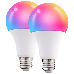 Набор смартламп LED RGB, Е27, 2 шт.