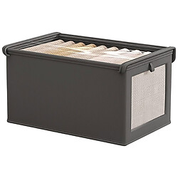 Органайзер для хранения вещей с прозрачной крышкой, 40х20х2 см