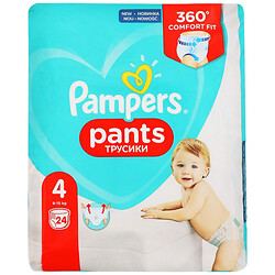 Підгузки-трусики, 4", 9-15 кг, Pampers