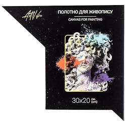 Холст для живописи грунтованный Pictoria ArtVibe, 30х20 см