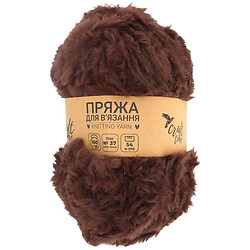 Пряжа для в'язання пухнаста Craft time 100 г, 54 м тон №37