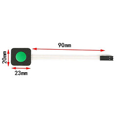 Клавіатура Membrane Switch 1x1 Green