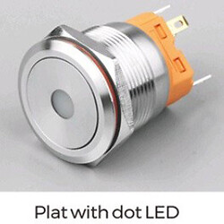 Кнопка антивандальная LB22A-P11F-DY9-24V-S