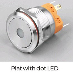 Кнопка антивандальна LB22A-P11Z-DB9-24V-S