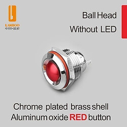 Кнопка антивандальная LB16E-Q10F-N-A(L)red