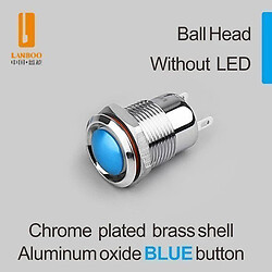 Кнопка антивандальна LB12B-Q10Z-N-A(L)blue