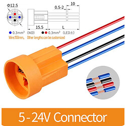 Гніздо для установки кнопки LB12B-D1/150/4(L)