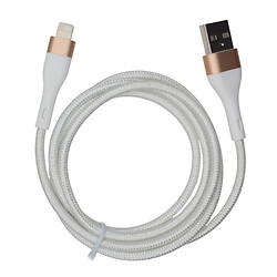 USB кабель Monoko UC425 Apple iPhone SE 2022 / iPhone 14 Pro Max / iPhone 14 Plus / iPhone 14 Pro / iPhone 14 / iPhone 13 Pro / iPhone 13 Mini / iPhone 13 / iPhone 13 Pro Max / iPhone 12 Mini / iPhone 12 Pro Max / iPhone 12 Pro, Lightning, 1.0 м., Білий