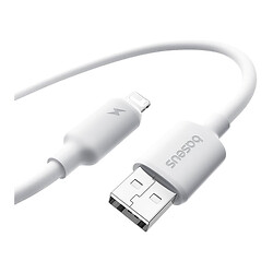 USB кабель Baseus E0426905 Apple iPhone SE 2022 / iPhone 14 Pro Max / iPhone 14 Plus / iPhone 14 Pro / iPhone 14 / iPhone 13 Pro / iPhone 13 Mini / iPhone 13 / iPhone 13 Pro Max / iPhone 12 Mini / iPhone 12 Pro Max, Lightning, 2.0 м., Білий