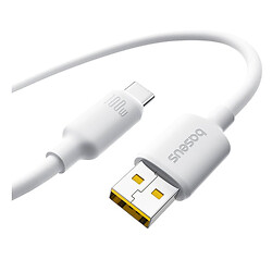 USB кабель Baseus E0426800/E0426801, Type-C, 1.0 м., Білий