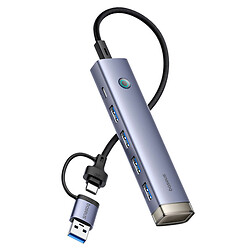 USB Hub Baseus B0005280B811-13 UltraJoy, Type-C, USB, Серый