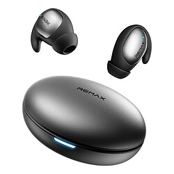 Bluetooth-гарнітура Remax TWS-01 Sleepy, Стерео, Сірий