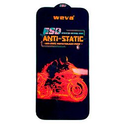 Защитное стекло Samsung S901 Galaxy S22, Weva, 2.5D, Черный