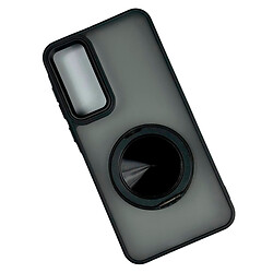 Чехол (накладка) Samsung A125 Galaxy A12 / M127 Galaxy M12, Space Ring Matte, Черный