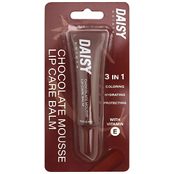 Бальзам для губ DAISY COLORS "Шоколадный мусс", цветной, 15 мл