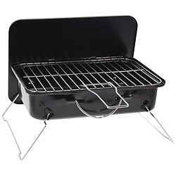 Гриль портативный раскладной с решеткой, крышкой BBQ