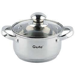 Кастрюля с крышкой GUSTO Nuovo, d=22 см, 4,7л
