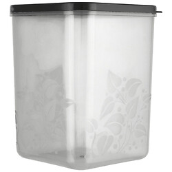 Контейнер для сипучих пластиковий "Кухня" димчастий, 0,8 л