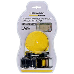 Ремінь стяжний з храповим механізмом DUNLOP 125 кг 5 м