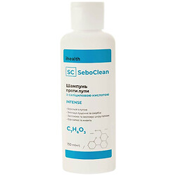 Шампунь для волосся проти лупи іhealth SeboClean Intense з саліциловою кислотою 150 мл