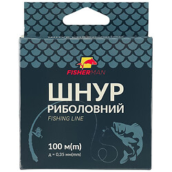 Рыбный шнур Fisherman d=0,35 мм 100 м