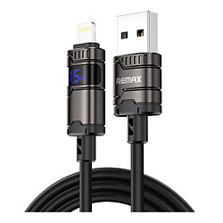 USB кабель Remax C01-AL Apple iPhone SE 2022 / iPhone 14 Pro Max / iPhone 14 Plus / iPhone 14 Pro / iPhone 14 / iPhone 13 Pro / iPhone 13 Mini / iPhone 13 / iPhone 13 Pro Max / iPhone 12 Mini / iPhone 12 Pro Max / iPhone 12 Pro, Lightning, 1.2 м., Черный