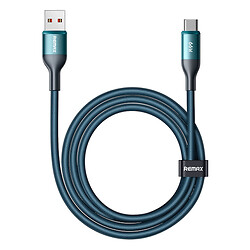USB кабель Remax CB10 Siren, Type-C, 1.2 м., Синій