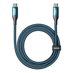 USB кабель Remax CB10 Siren, Type-C, 1.0 м., Синій