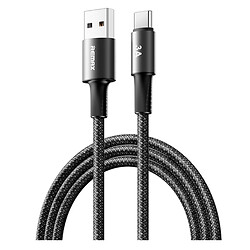 USB кабель Remax CB25 Velocity, Type-C, 1.2 м., Чорний