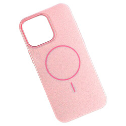 Чехол (накладка) Apple iPhone 12 Pro Max, Color Glitter, MagSafe, Розовый