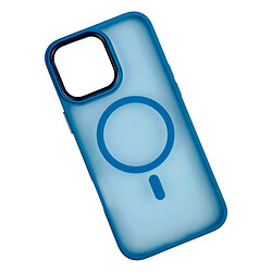 Чохол (накладка) Apple iPhone 16 Pro Max, Color Matte, MagSafe, Блакитний