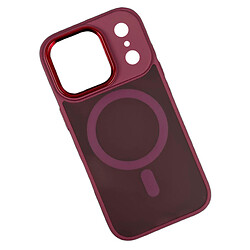 Чехол (накладка) Apple iPhone 17 Pro Max, Color Matte, MagSafe, Бордовый