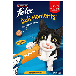 Лакомство для кошек Felix "Вкусные Моменты" с курицей, 40 г