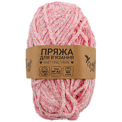 Пряжа для в'язання плюшева Craft time 100 г, 60 м тон №А2