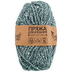Пряжа для в'язання плюшева Craft time 100 г, 60 м тон №А26