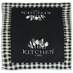 Полотенце кухонное микрофибра с принтом Kitchen, 40х60 см
