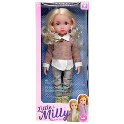 Кукла "Little Milly", съемная одежда, обувь, высота 38 см, Mic
