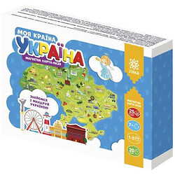 Магнітна карта-пазл "Моя країна - Україна", укр, Ранок