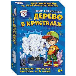 Набір для експериментів "Дерево в кристалах", Ранок