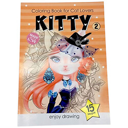 Розмальовка "KITTY 2", 210х297 мм, Art Studio Of Happiness