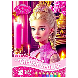 Раскраска "GIRLISH BEAUTY", 210х297 мм, Art Studio Of Happiness