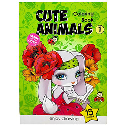 Розмальовка "CUTE ANIMAL 1", 210х297 мм, Art Studio Of Happiness