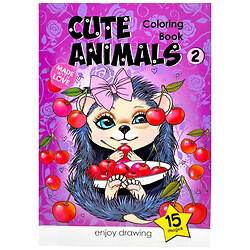 Розмальовка "CUTE ANIMALS 2", 210х297 мм, Art Studio Of Happiness