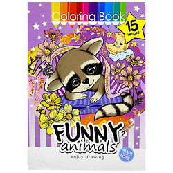 Розмальовка "FUNNY ANIMALS 2", 210х297 мм, Art Studio Of Happiness