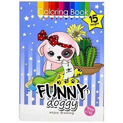 Розмальовка "FUNNY DOGY 1", 210х297 мм, Art Studio Of Happiness